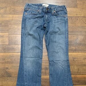 Armani Exchange Flare Jeans in Classic Blue